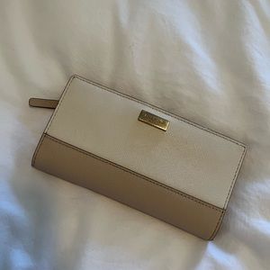 Kate Spade long genuine leather wallet